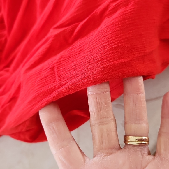 vintage ,ladies red rompers - Picture 9 of 9